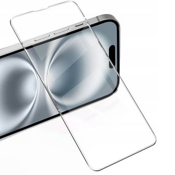 2x Szkło Hartowane do iPhone 16, ERBORD 9H Hard Glass, szybka