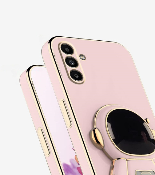 Etui do Samsung Galaxy A56 5G, Astronaut, różowe