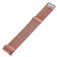 Bransoleta Milanese z teleskopem 22mm, Rose Pink