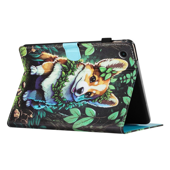Etui do Samsung Galaxy Tab A9 X110 / X115, corgi dog