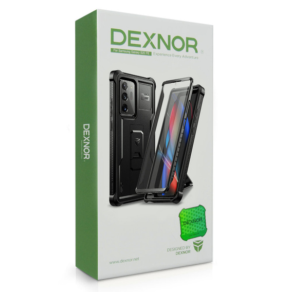 Etui pancerne do Samsung Galaxy Note 20 Ultra, Dexnor Full Body, Różowe