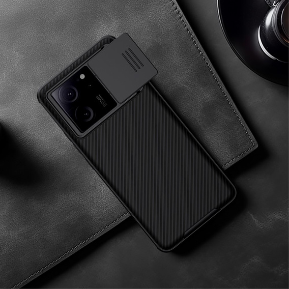 Etui do Xiaomi 13T/13T Pro, pancerne Nillkin, CamShield Pro, Czarne