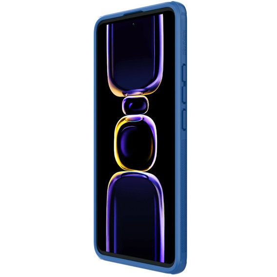 Etui NILLKIN do Poco F5 Pro 5G, Super Frosted Shield Case, Niebieskie