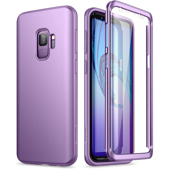Etui do Samsung Galaxy S9, Suritch Full Body, fioletowe