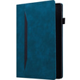 Etui do Samsung Galaxy Tab S8 Ultra, Classic, z miejscem na rysik, niebieskie