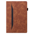 Etui do Xiaomi Pad 6, Classic, z miejscem na rysik, brązowe