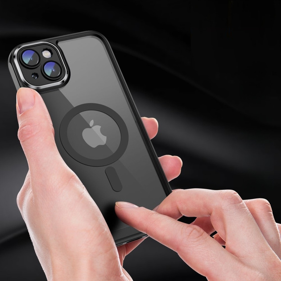Etui do iPhone 15 Plus, ERBORD Impact Guard, do MagSafe, czarne