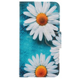 Etui z klapką do Xiaomi Redmi 13C / Poco C65, Wallet, Daisy niebieskie