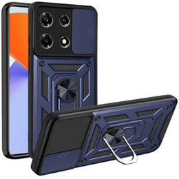 Etui pancerne do Infinix Note 30 Pro, CamShield Slide, niebieskie