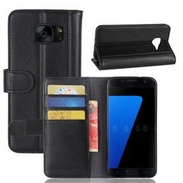 Etui z klapką do Samsung Galaxy S7, Wallet, czarne