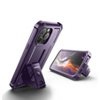 Etui pancerne do iPhone 14 Pro Max, Dexnor Full Body, fioletowe