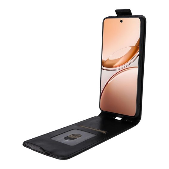 Etui do Vivo V50 Lite 4G / 5G z klapką i kieszenią na kartę – czarne