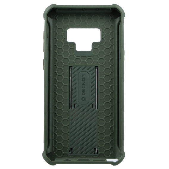 Etui pancerne do Samsung Galaxy Note 9, Dexnor Full Body, zielone