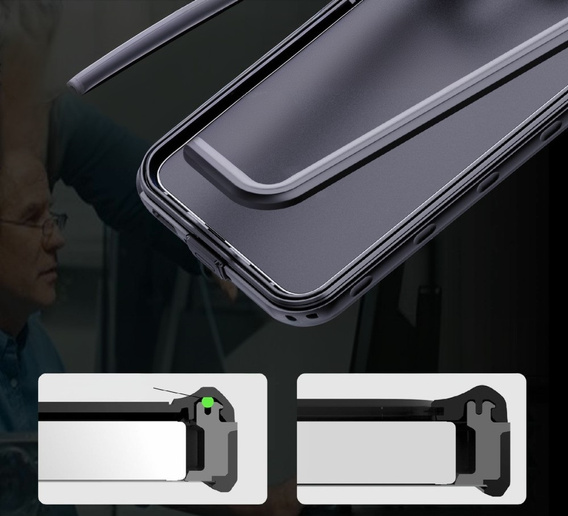 Etui Redpepper IP68 do Samsung Galaxy A36 5G – niezawodna ochrona z przezroczystym tyłem