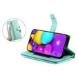 Etui z klapką do iPhone 16 Plus, Wallet Zipper Pocket, zielone