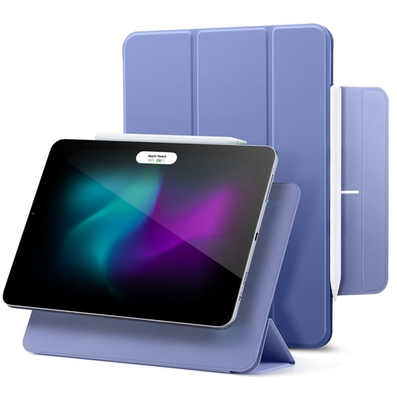 Etui do iPad Pro 11" 2024 (5 gen.), ESR Rebound Magnetic, lawendowe