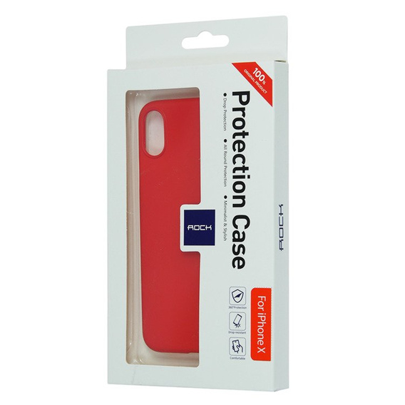 ROCK Etui Ultra Thin do Apple iPhone X 5.8 - Matte Red
