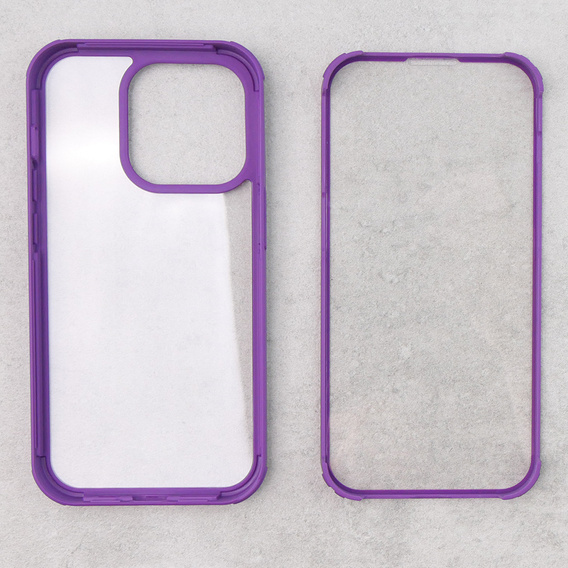 Etui do iPhone 14 Pro, ERBORD Guardian, fioletowe