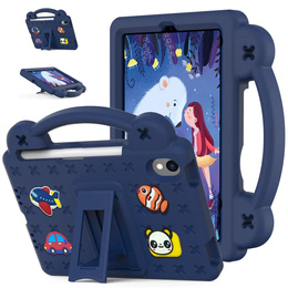 Etui do iPad mini 8.3" 2021 (6 gen.) / iPad mini 8.3" 2024 (7 gen.), Cute Patterns, z podstawką, granatowe
