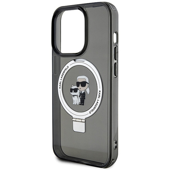Etui Karl Lagerfeld Ring Stand Karl & Choupette MagSafe do iPhone 15 Pro