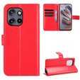 Etui z klapką do Motorola Edge 50 Neo / Motorola ThinkPhone 25, Crazy Horse Wallet, czerwone