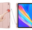 Etui do iPad Pro 12.9" 2022/2021/2020 (6/5/4 gen.), Smart Pencil, z miejscem na rysik, różowe
