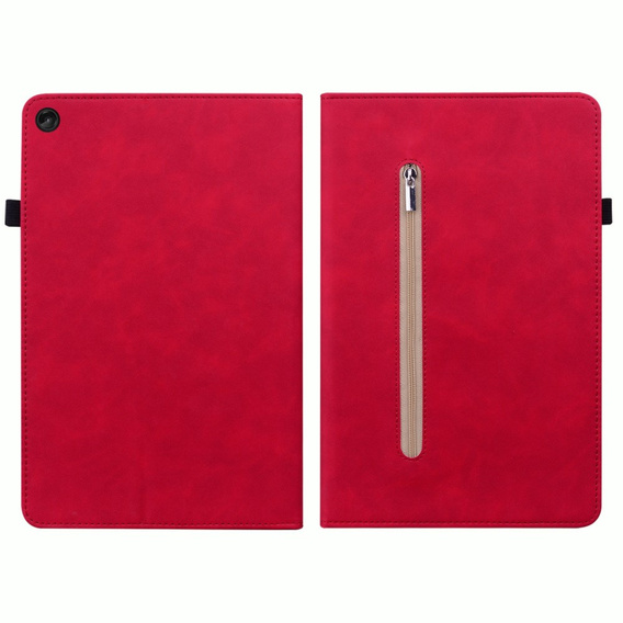Etui do Lenovo Tab M10 10.1 Gen 3, Wallet Pen Slot, czerwone