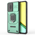 Etui do Realme C67 4G, KickStand Camera Lens, zielone