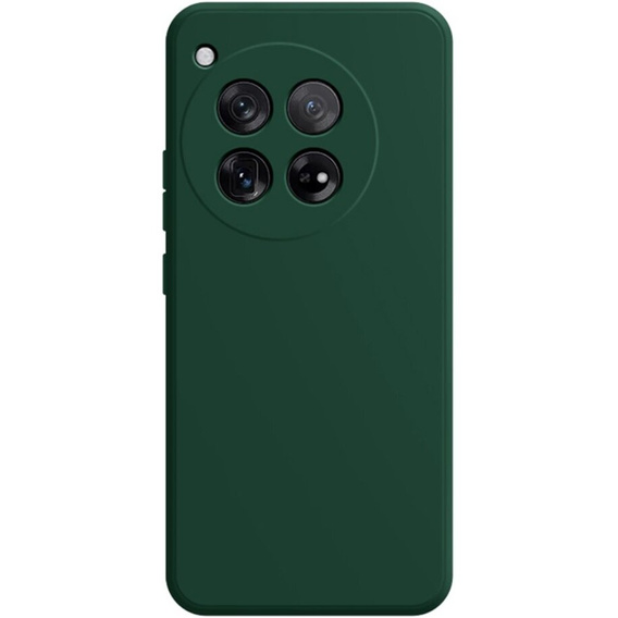 Etui do OnePlus 12 5G, Silicone Lite, zielone