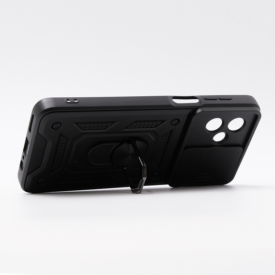 Etui pancerne do Motorola Moto G54 5G, CamShield Slide, czarne
