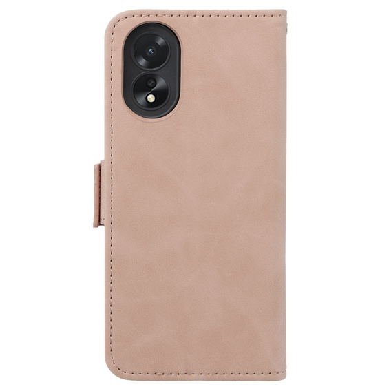 Etui z klapką do Oppo A38 4G / Oppo A18 4G, Card Slot, różowe