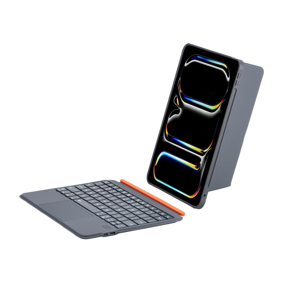 Wszechstronne etui z klawiaturą Bluetooth do iPad 11" 2025 A16 (11 gen.) / iPad 10.9" 2022 (10 gen.) – czarne