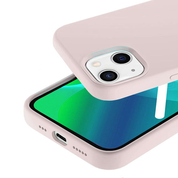 Etui do iPhone 14, Silicone Lite, różowe