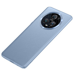 Etui skórzane do Honor Magic 5 Pro, Obudowa leather hybrid Case, Niebieskie