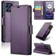 Etui ERBORD Glossy Litchi portfel z klapką do Motorola Edge 60 Pro
