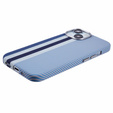 Etui do iPhone 15, Carbon Fiber MagSafe, niebieskie