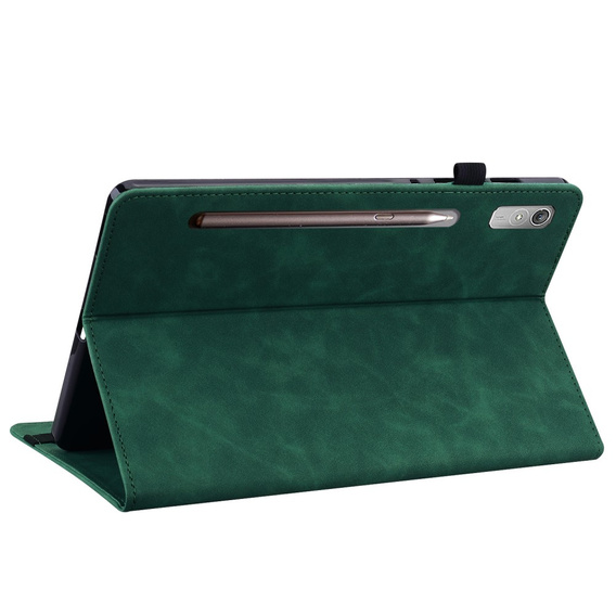 Etui do Lenovo Tab P11 Pro Gen 2 TB132FU TB132XU 11.2", Wallet Pen Slot, zielone