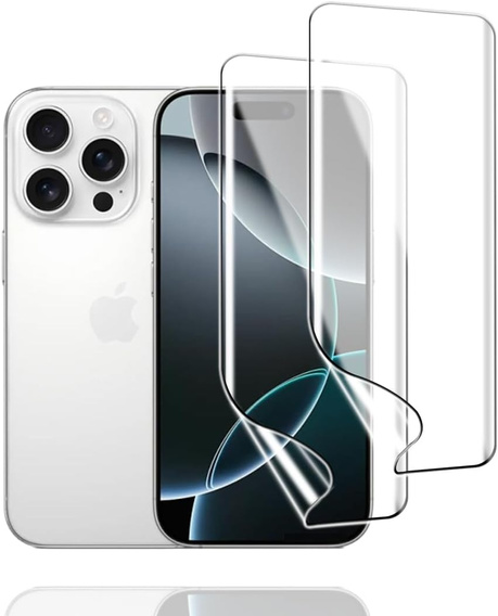 2x Folia Hydrożelowa ERBORD do iPhone 16 Pro – elastyczna ochrona całej powierzchni wyświetlacza