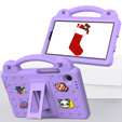 Etui do Samsung Galaxy Tab A9, Cute Patterns, z podstawką, Fioletowe
