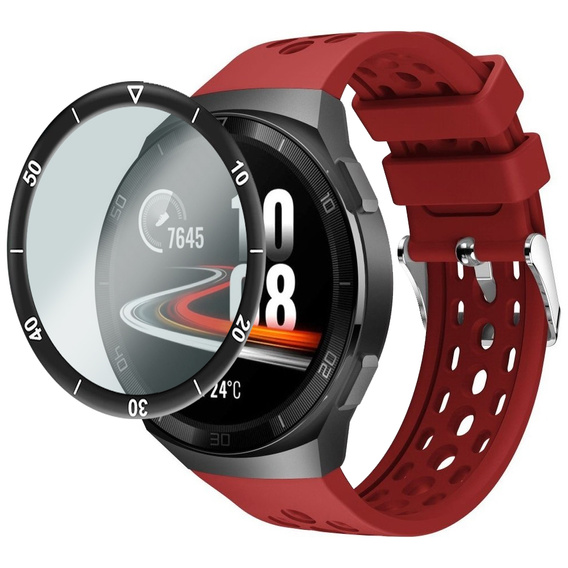 2x Szkło Hybrydowe ERBORD do Huawei Watch GT 2e