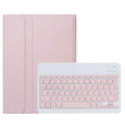 Etui z klawiaturą do Lenovo Tab P11 Gen 2 TB350FU TB350XU 11.5", różowe rose gold