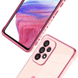 Etui do Samsung Galaxy A53 5G, Electro heart, różowe rose gold
