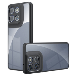 Etui do Xiaomi Redmi 15 5G / 4G, z ochroną aparatu, przezroczyste z czarnymi bokami