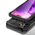 Etui do iPhone 16, pancerne z podstawką i MagSafe, czarne