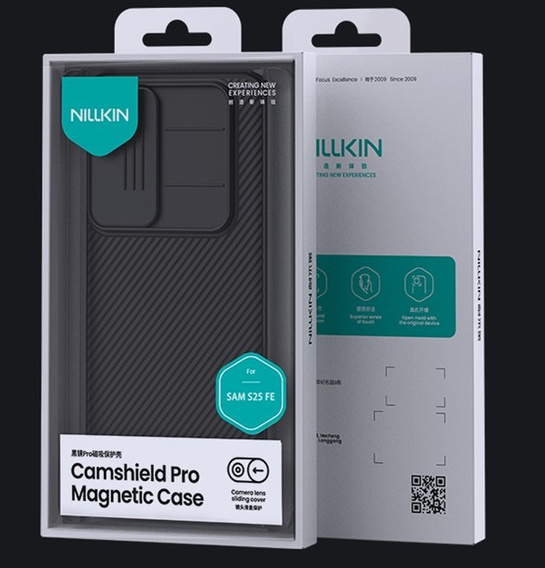 Etui Nillkin do Samsung Galaxy S25 FE, CamShield Pro MagSafe, czarne