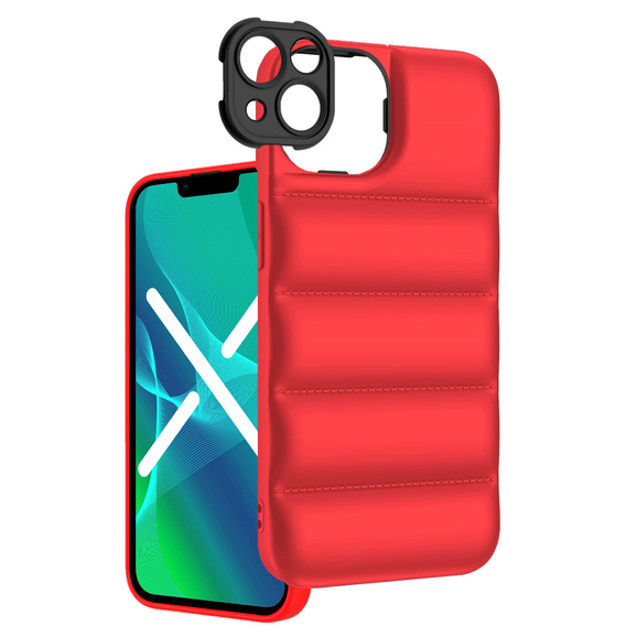 Etui Puffer Case do iPhone 12, Red