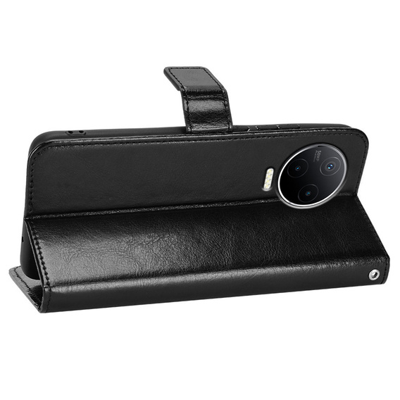 Etui z klapką do Infinix Note 12 2023, Wallet, czarne