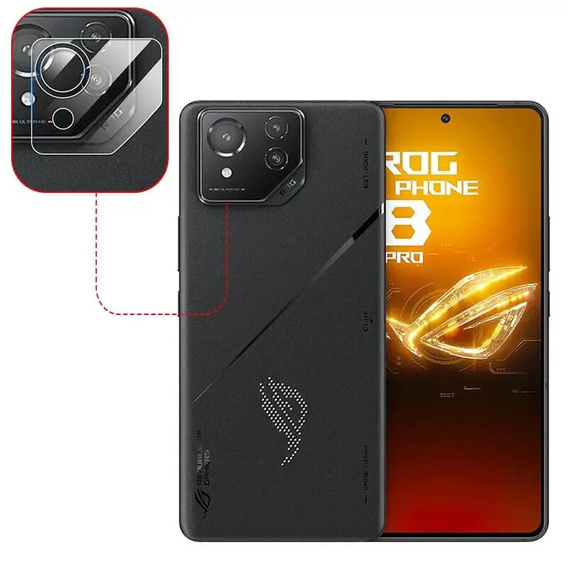Szkło hartowane na aparat do ASUS ROG Phone 8 Pro, Przezroczyste