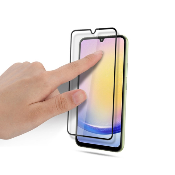 Szkło Hartowane Mocolo Full Glue do Samsung Galaxy A25 5G, czarna ramka