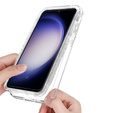 Etui do Samsung Galaxy S23 FE, Shockproof, z folią, przezroczyste